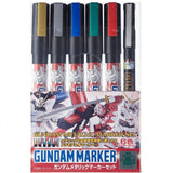 Mr. Hobby Gundam Metallic Marker Set (Set of 6)