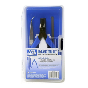 Mr. Hobby Mr.Basic Tool Set for Plastic Modeling