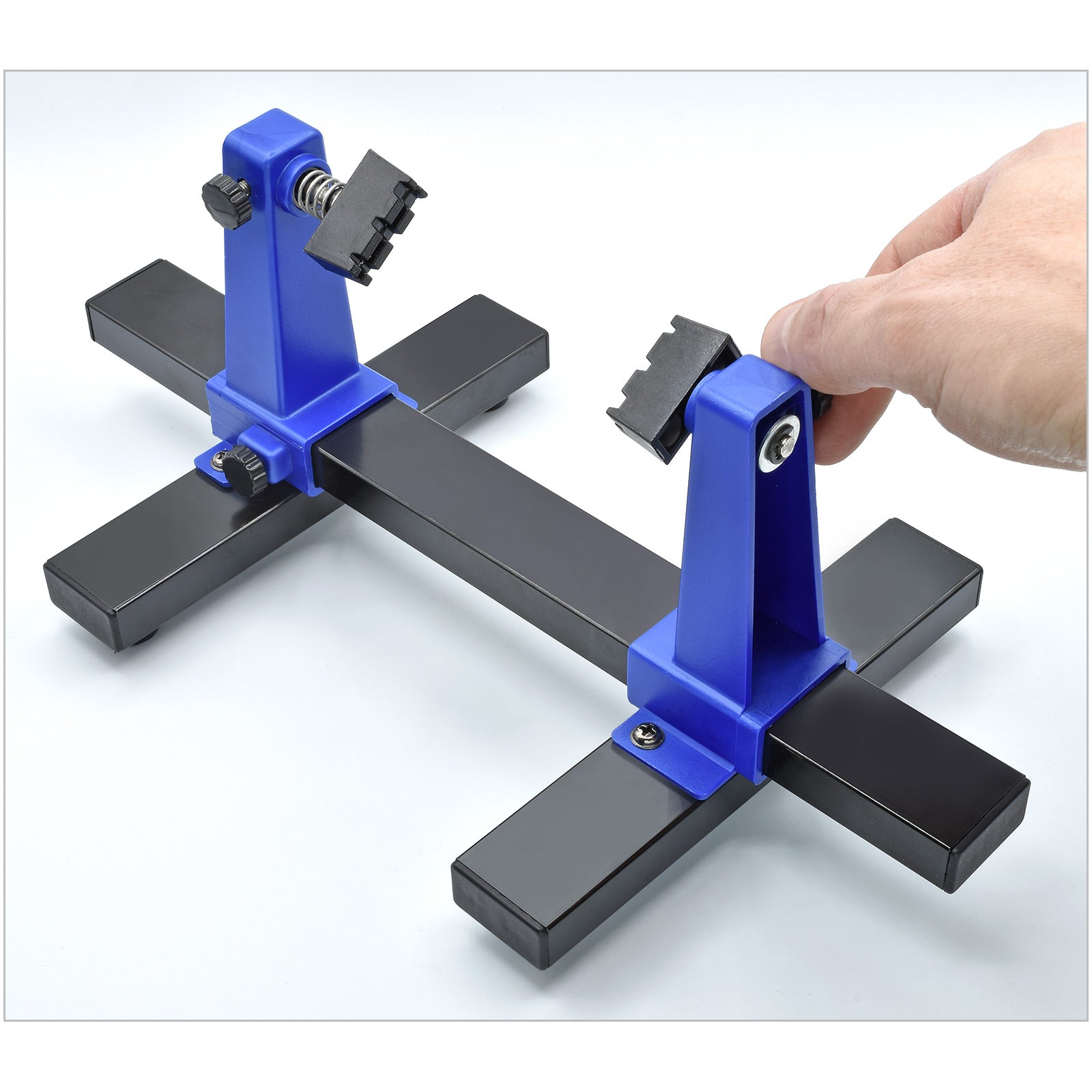 Length Adjustable Part Multipurpose Adjustable Parts Holder | 360° Rotating Clamp | Micro-Mark