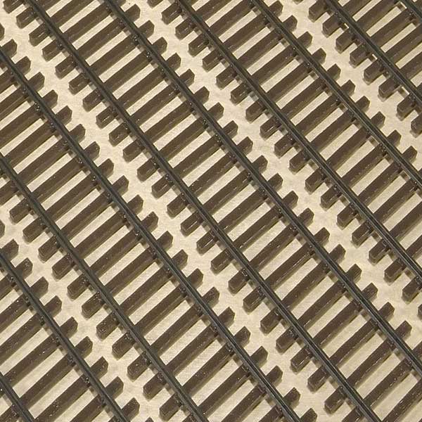 N Scale Code 70 Weathered Flex Track, Bundle of 6 Pieces