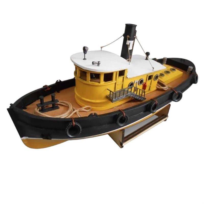Nauticurso Mighty Mite Steam Powered Harbor Tug Boat Kit, 1/64 Scale - Micro - Mark Scale Model Kits