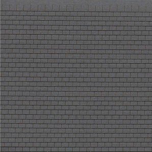 3-D HO Scale Roof Shingles, Charcoal, Package of 2