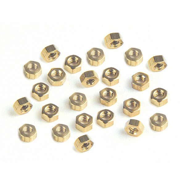 Nuts, Package of 25, 0 - 80 - Micro - Mark Hardware Fasteners