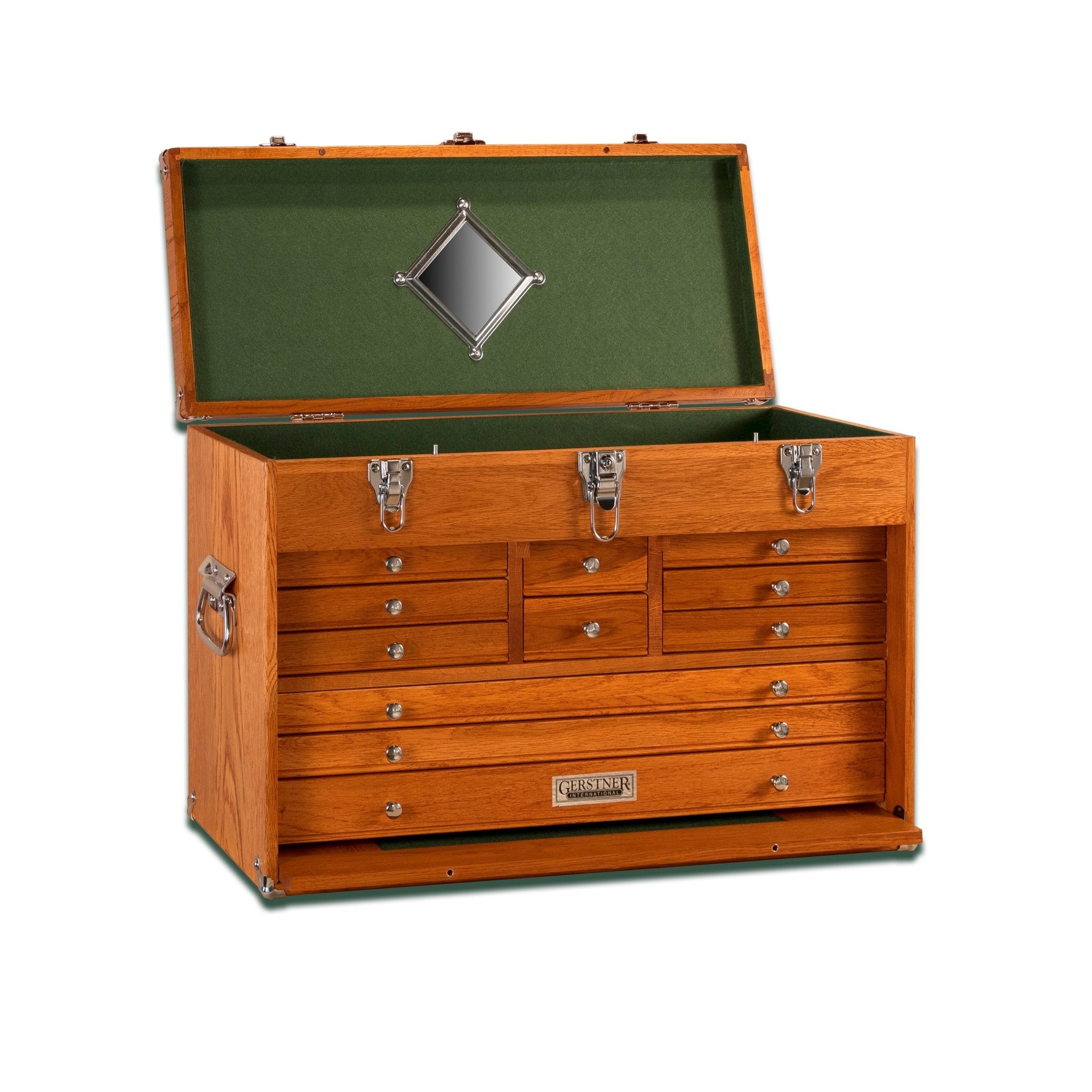 Oak 5 - Drawer, Roller Cabinet - Micro - Mark Organizers