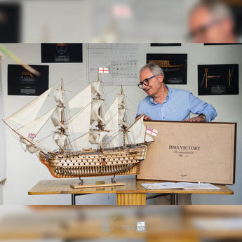 OcCre HMS Victory Wooden Model Kit - Limited Edition Shipyard Version, 1/87 Scale