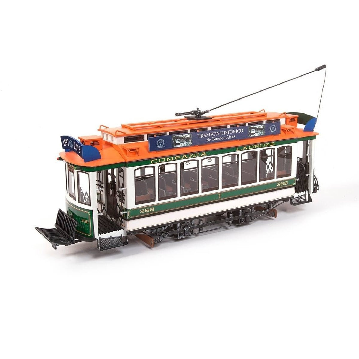 OcCre® Lacroze "Buenos Aires" Tram Model Kit, 1/24 Scale