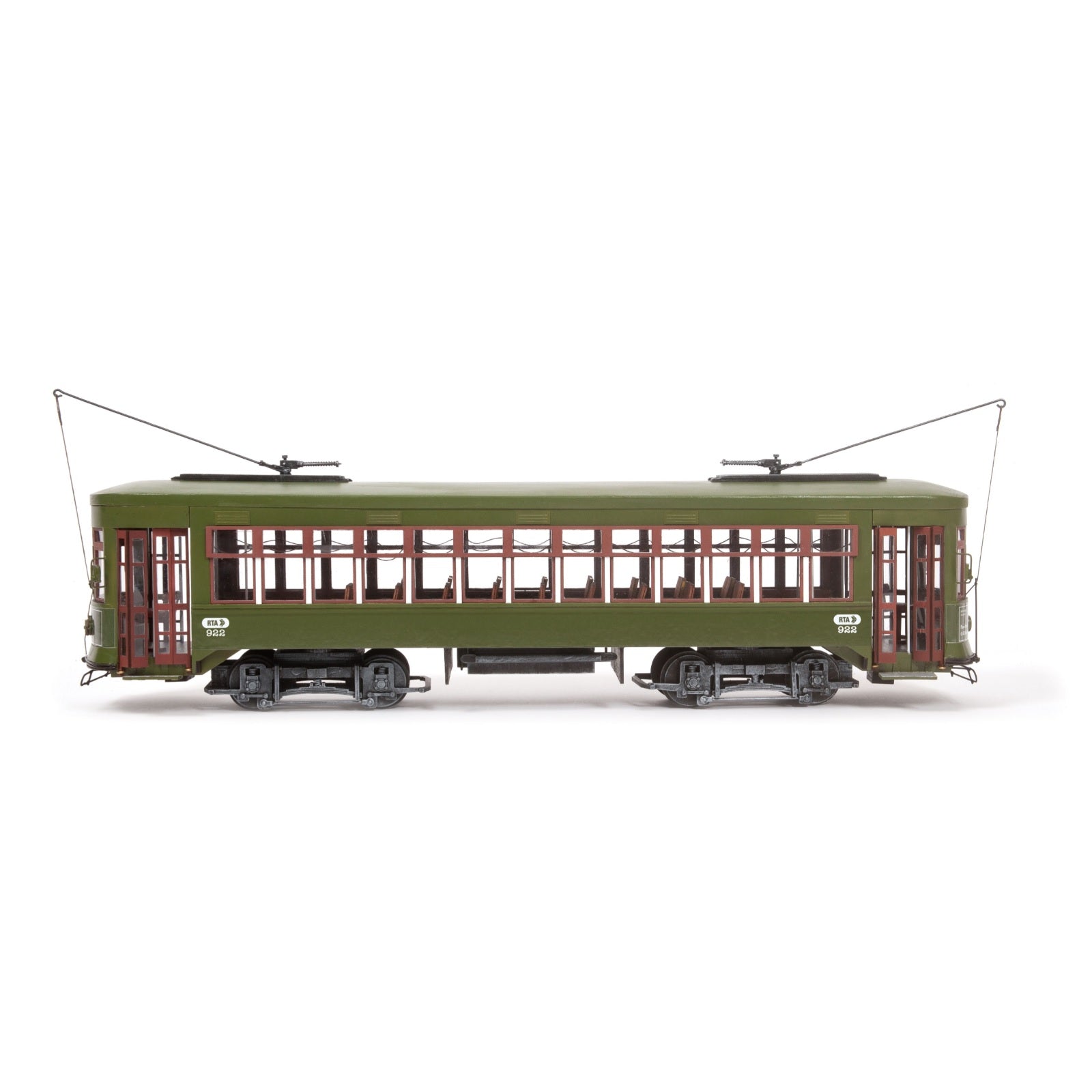 OcCre New Orleans Streetcar Model Kit, 1/24 Scale - Micro - Mark Scale Model Kits