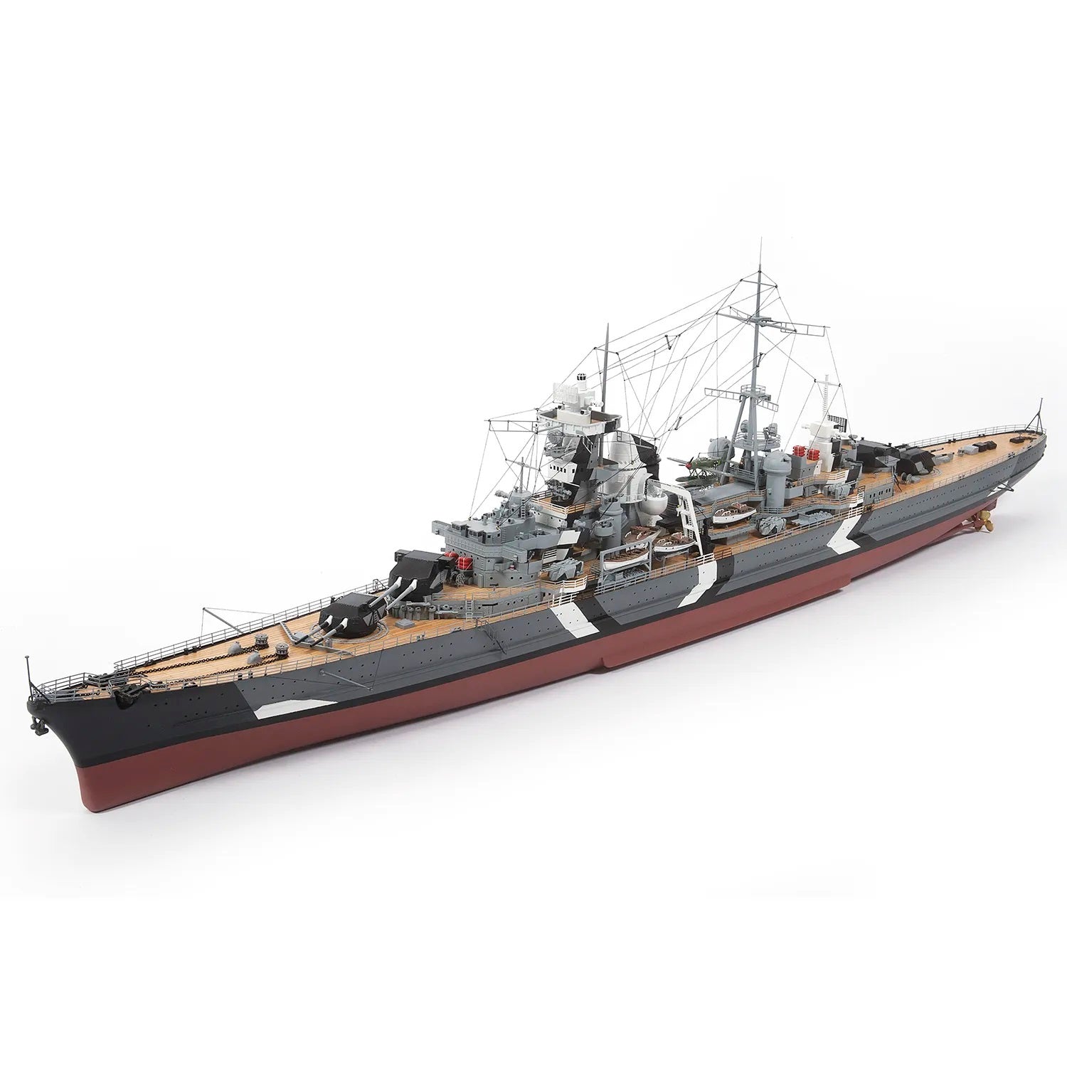 OcCre 'Prinz Eugen' Admiral Hipper Class Cruiser Wooden Model Ship Kit, 1/200 Scale - Micro - Mark Scale Model Kits