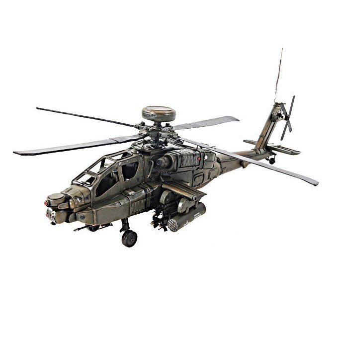 Old Modern Handicrafts AH - 64 Apache Helicopter - 1/39 Scale