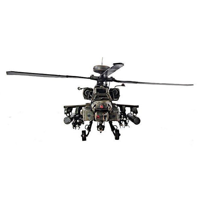 Old Modern Handicrafts AH - 64 Apache Helicopter - 1/39 Scale