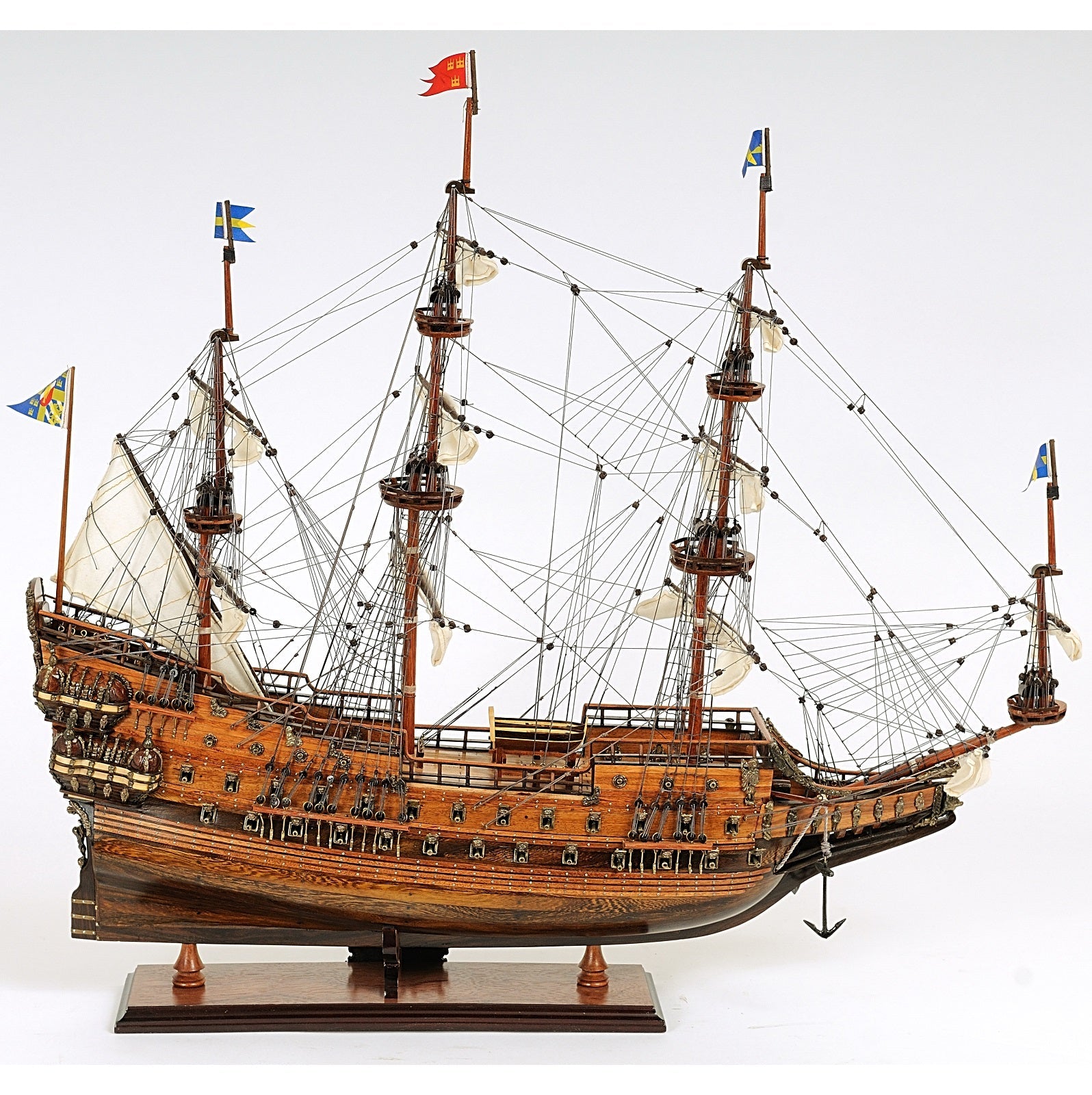 Old Modern Handicrafts Fully Assembled ^Vasa Warship - Micro - Mark Pre - Built