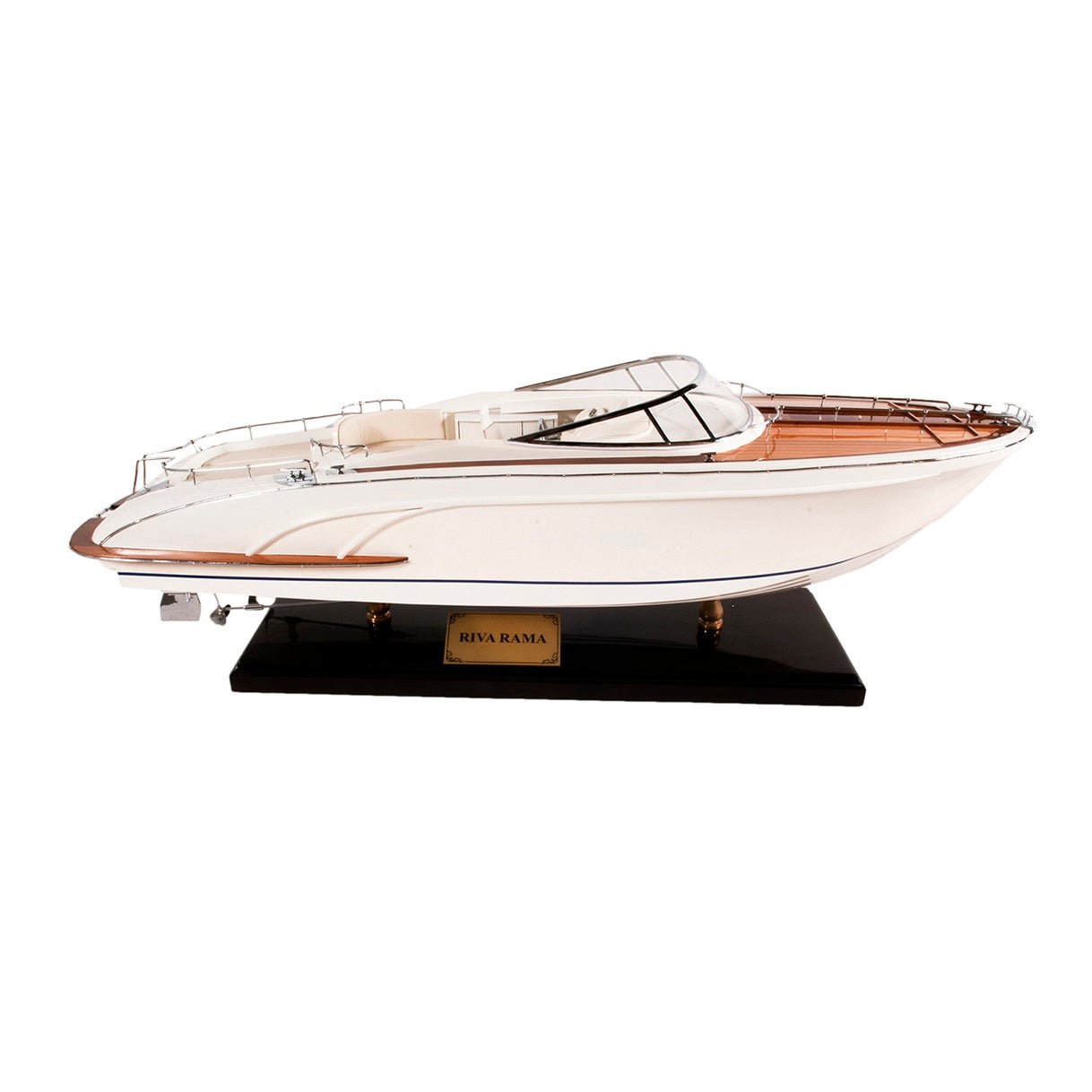 Old Modern Handicrafts, Italy Speedboat Rivarama Model, Pre - built Model