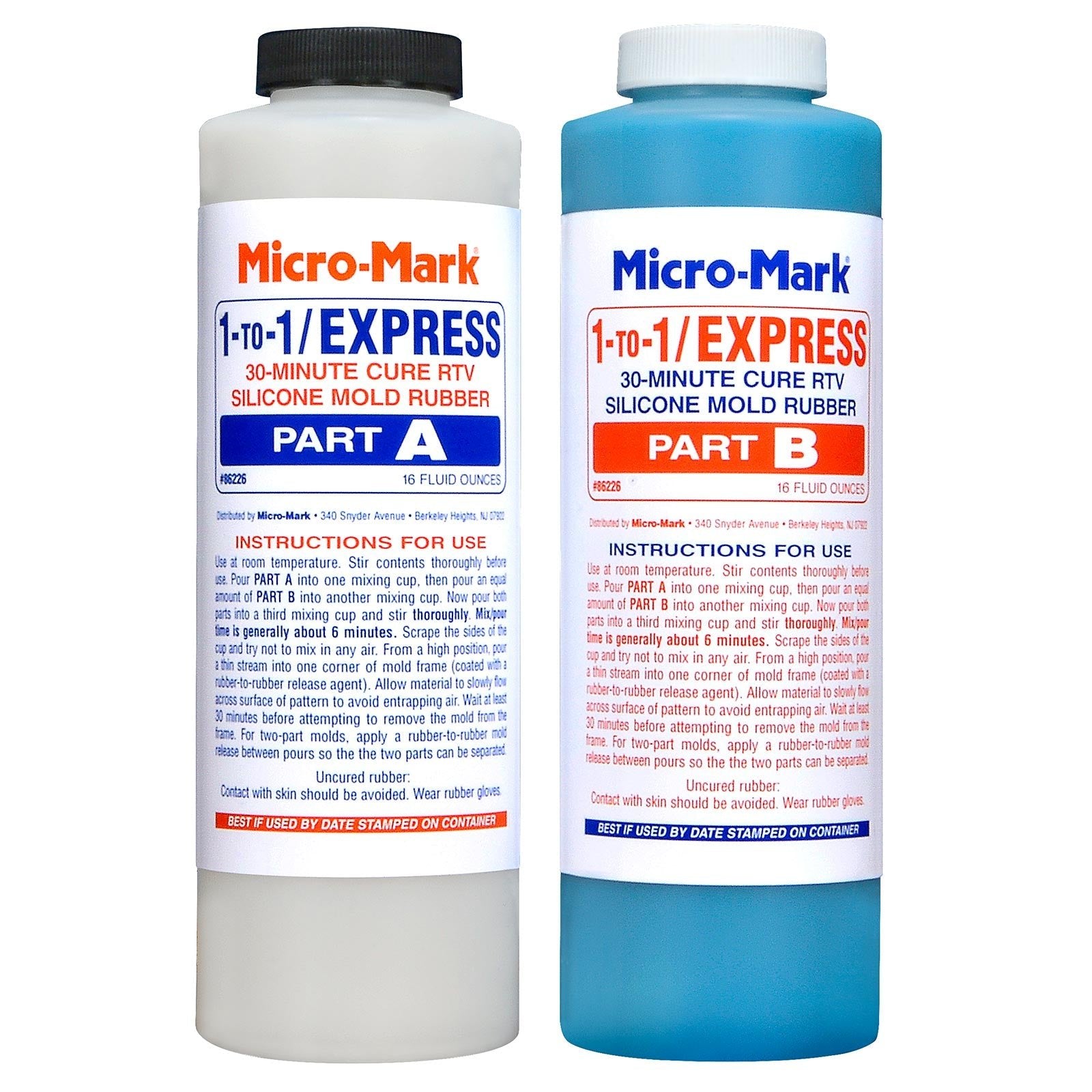 One - To - One / Express Mold Rubber, 32 fl. oz. - Micro - Mark Hobby Supplies