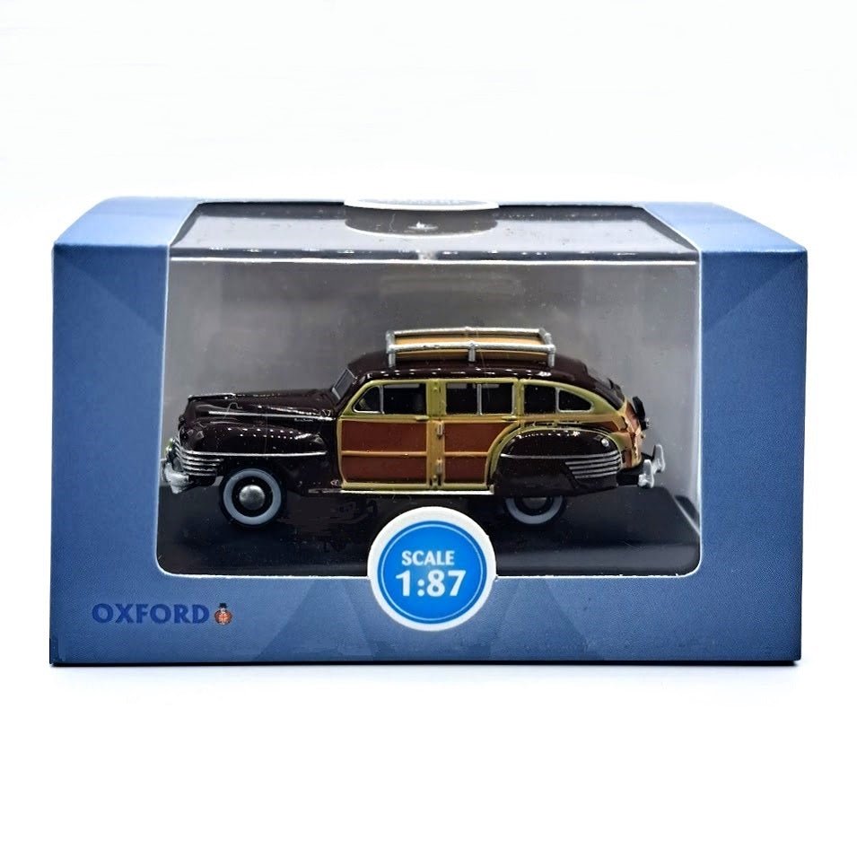 Oxford Diecast 1942 Chrysler Town and Country "Woody" Station Wagon, HO Scale