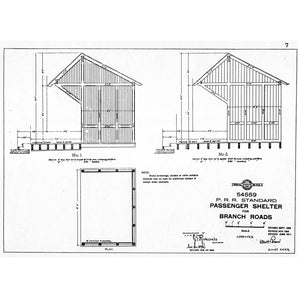 Pennsylvania Railroad Branch Line Trackside Shelter Kit, HO Scale, By Scientific