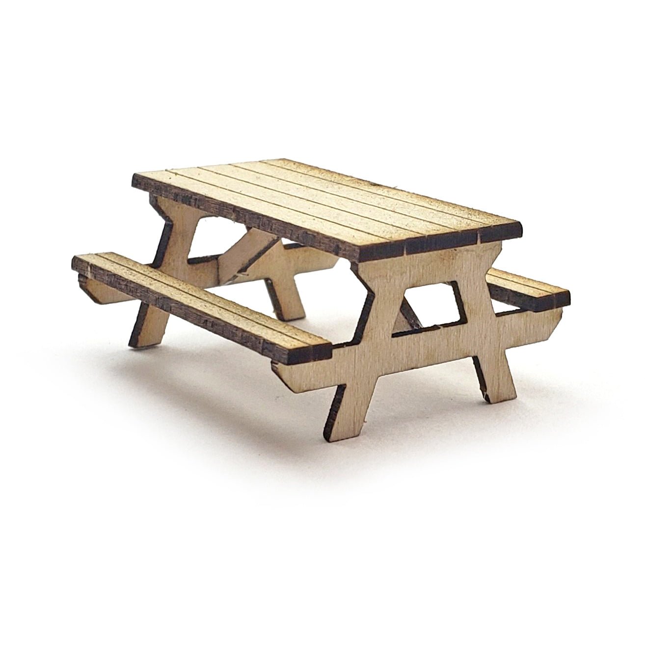 Picnic Table, HO Scale, By Scientific - Micro - Mark Laser Model Kits