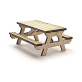 Picnic Table, HO Scale, By Scientific