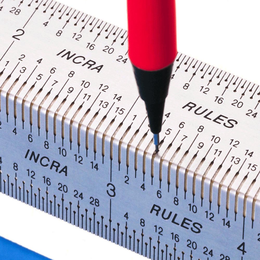 Precision Bend Rule, 12 Inch - Micro - Mark Measuring