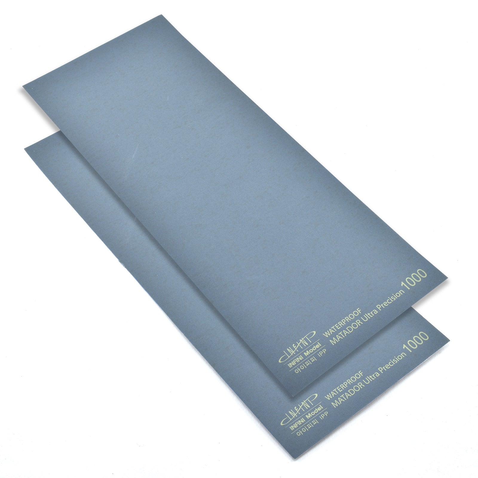 Premium Ultra Precision Adhesive Backed Sanding Sheet, 1000 Grit, Pack of 2