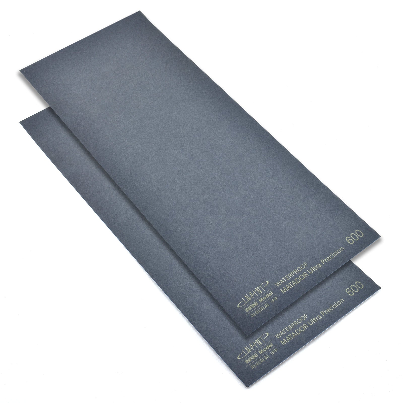 Premium Ultra Precision Adhesive Backed Sanding Sheet, 600 Grit, Pack of 2