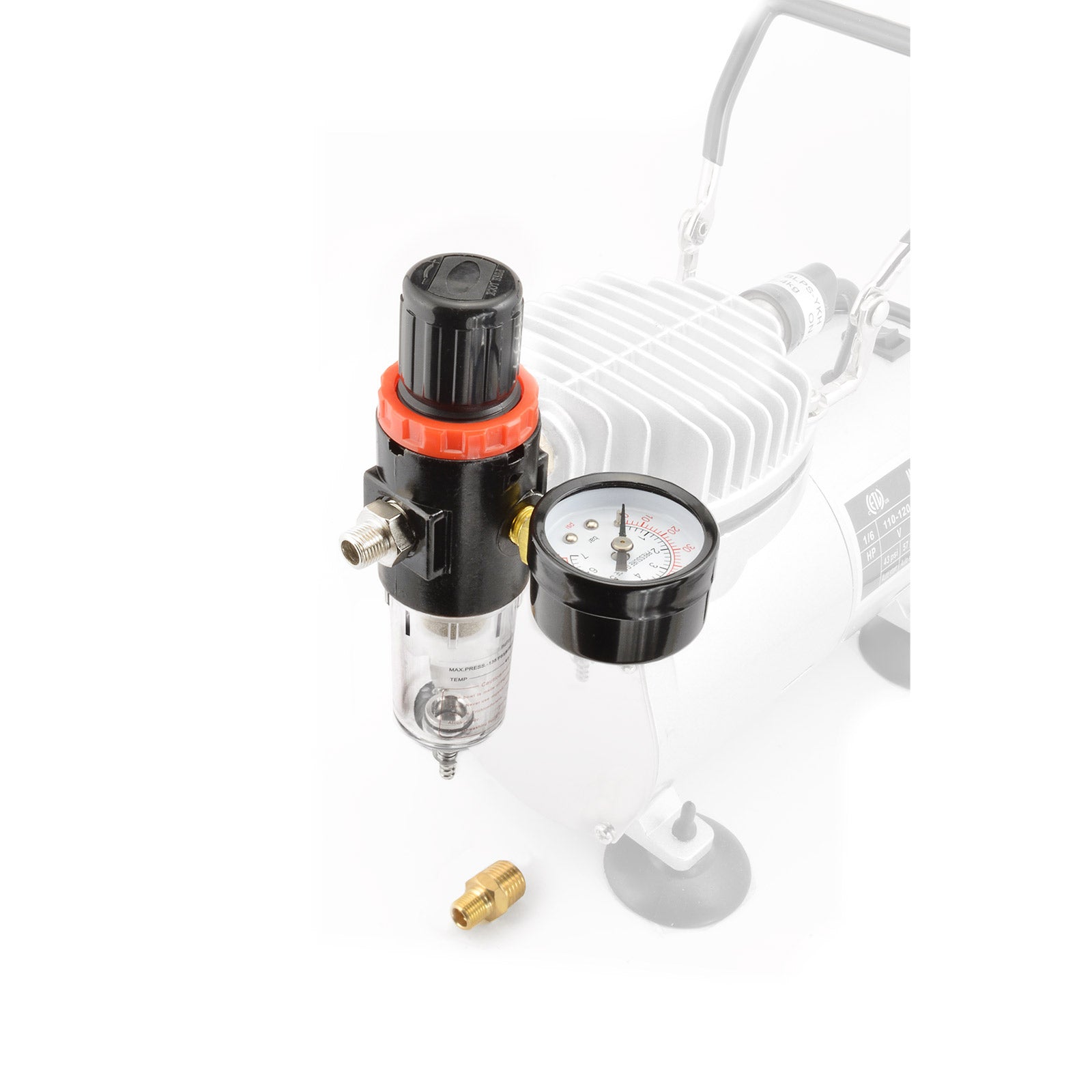 Pressure Regulator / Gauge / Moisture Trap - Micro - Mark Airbrush Accessories