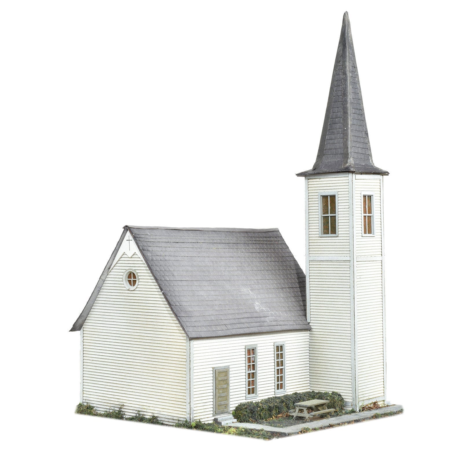 Protestant Church, HO Scale, By Scientific - Micro - Mark Laser Model Kits