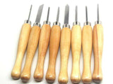 Ramelson 8 - piece Mini Wood Turning Tool Set