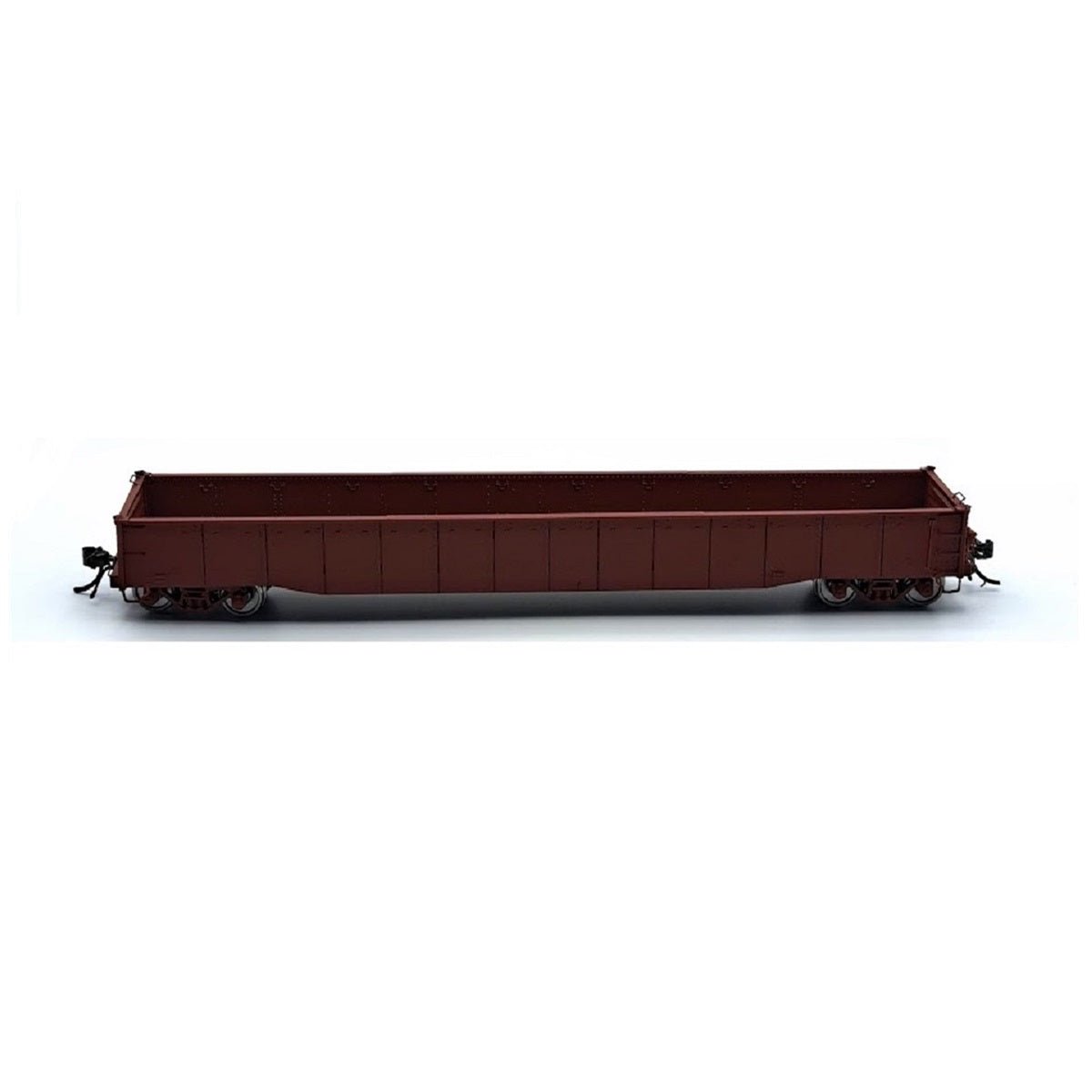 Rapido 52"6" Mill Gondola - Unlettered Brown, HO Scale - Micro - Mark Model Trains, Rolling Stock, Z