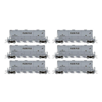 Rapido® Flexi - Flo Hopper (Late): CR - Conrail Repaint - 6 - Pack, N Scale