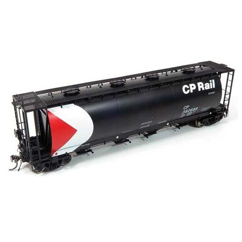Rapido® MIL 3800 cu ft Covered Hopper: CP Rail (Small Multimark) 6 - Pack, HO Scale