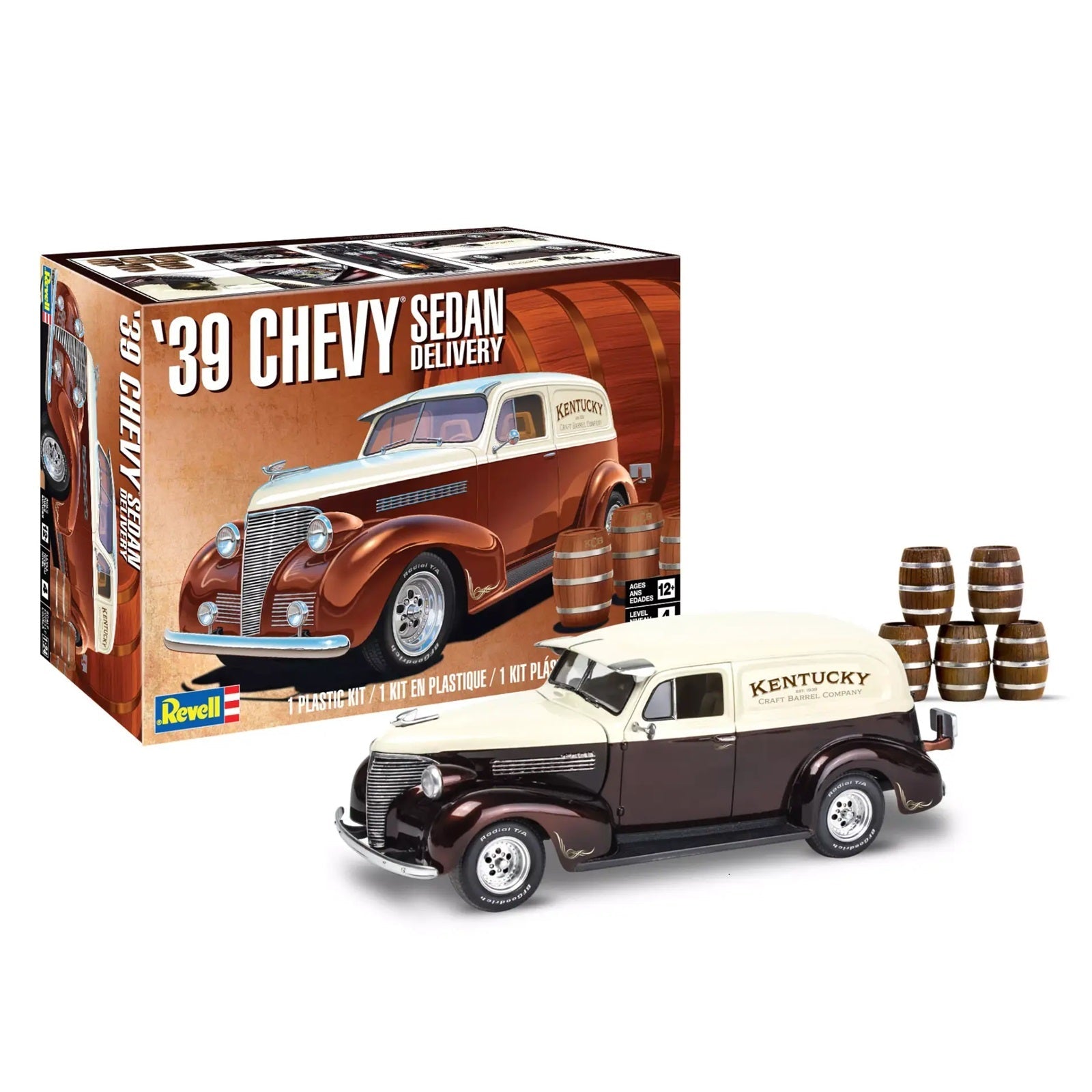 Revell '39 Chevy Sedan Delivery Plastic Model Kit, 1/24 Scale - Micro - Mark Scale Model Kits