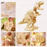 Robotime® 3D Outdoor Sound Control Wooden T - Rex