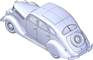 Roden® 1938 Ford V8G81A Special Sedan Plastic Model Kit, 1/35 Scale