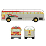 Roden GMC PD3751 "Silverside" Trailways Bus Plastic Model Kit, 1/35 Scale