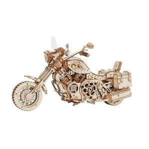 ROKR Cruiser Motorcycle 3D Kinetic Wooden Model Kit