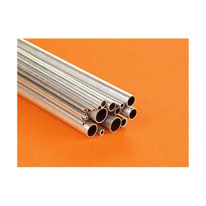 Round Aluminum Tube Assortment (18 Pieces, 12 Inches Long)