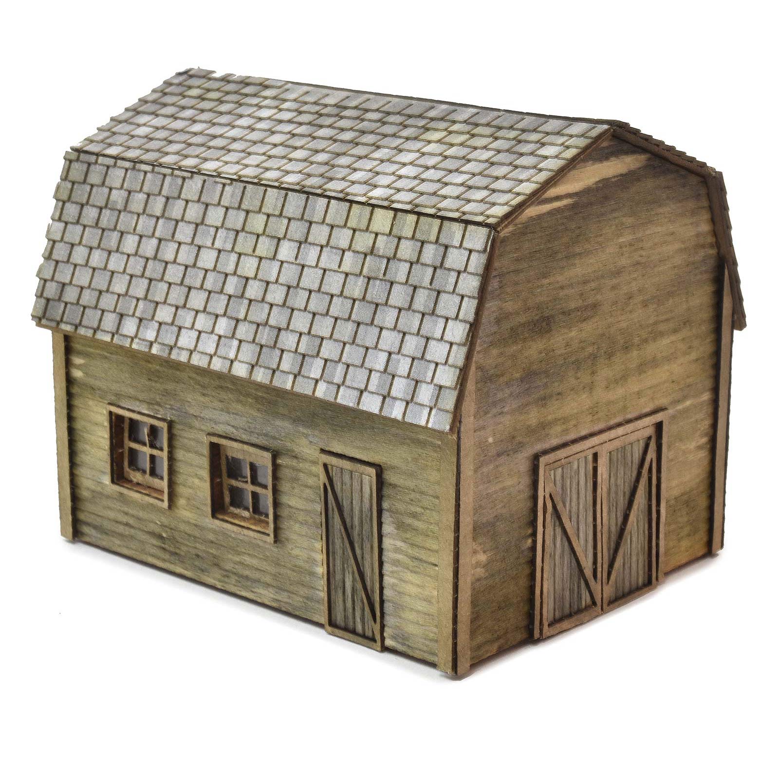 Ho Scale Rural Homes Rural Tractor Shed with Hayloft Kit, HO Scale by Scientific – Micro-Mark