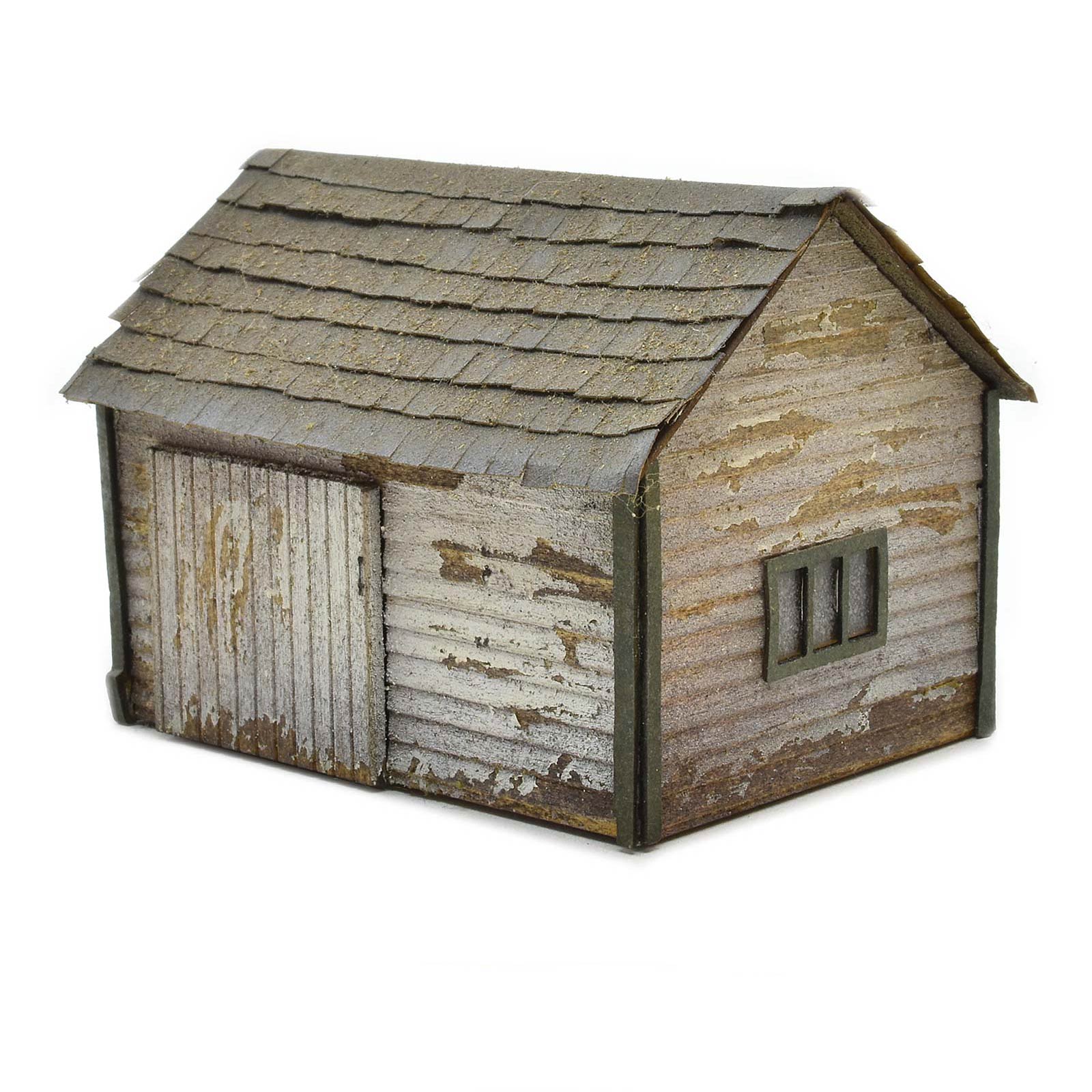 Rural Workshop Tool Shed Kit, HO Scale, By Scientific - Micro - Mark Laser Model Kits