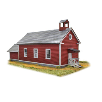 School House, HO Scale, Laser-Art by Scientific