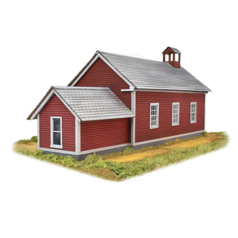 School House, HO Scale, Laser - Art by Scientific