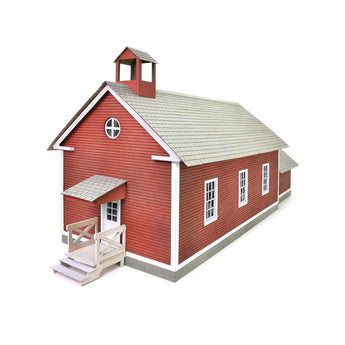 School House, O Scale, Laser - Art by Scientific