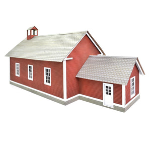 School House, O Scale, Laser - Art by Scientific