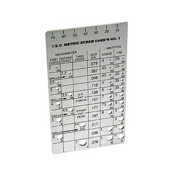 Screw Check'r, Metric Checker – Micro-Mark