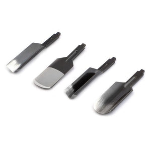 Set of 4 Chisel Blades For Microlux® Powered Chisel