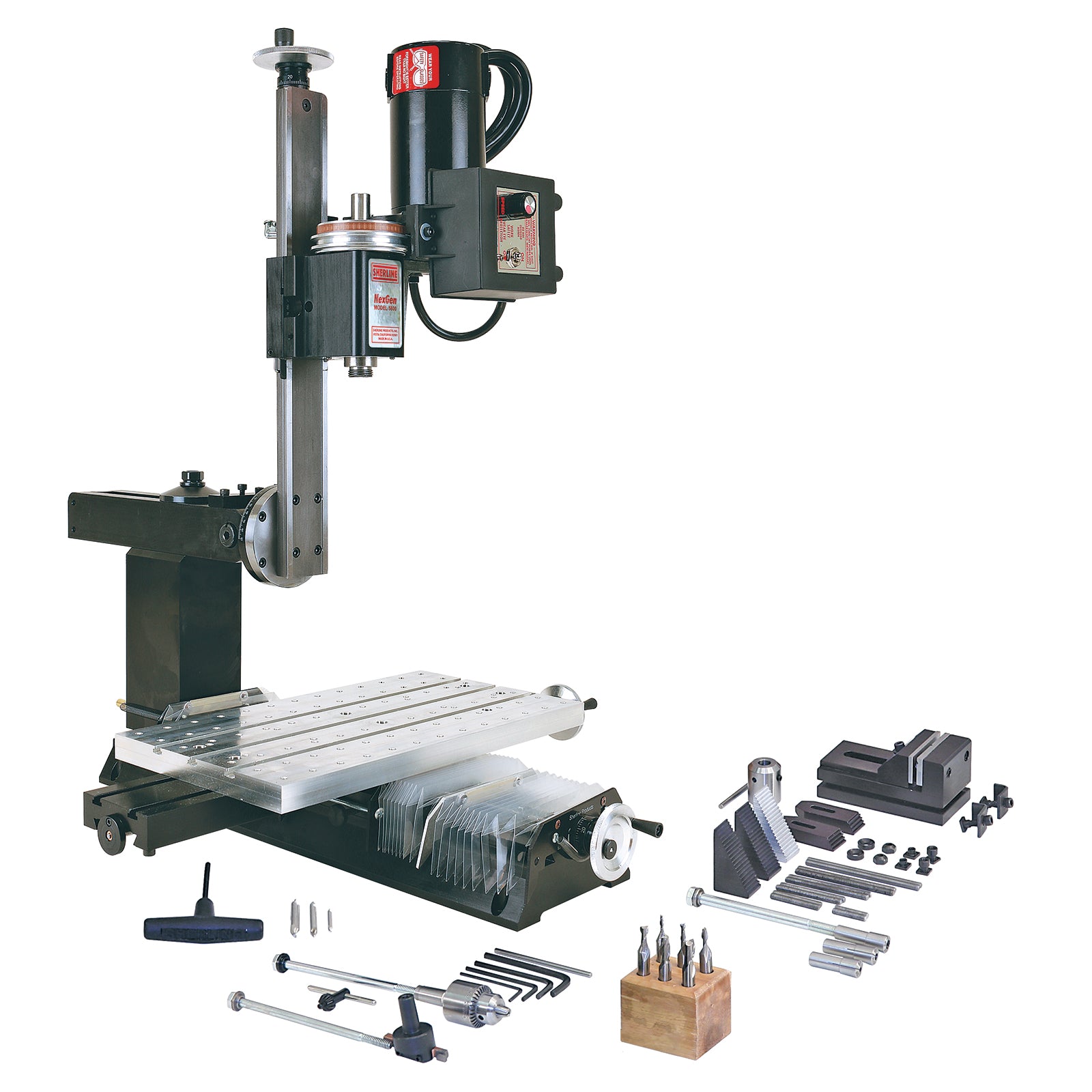 Injection Machine 5800 NexGen Vertical Mill Machine | Precision Benchtop Mill Set | Micro-Mark
