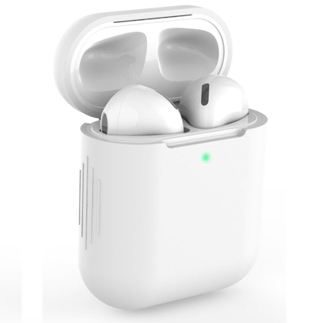 Shockproof Silicone Airpod Case, White