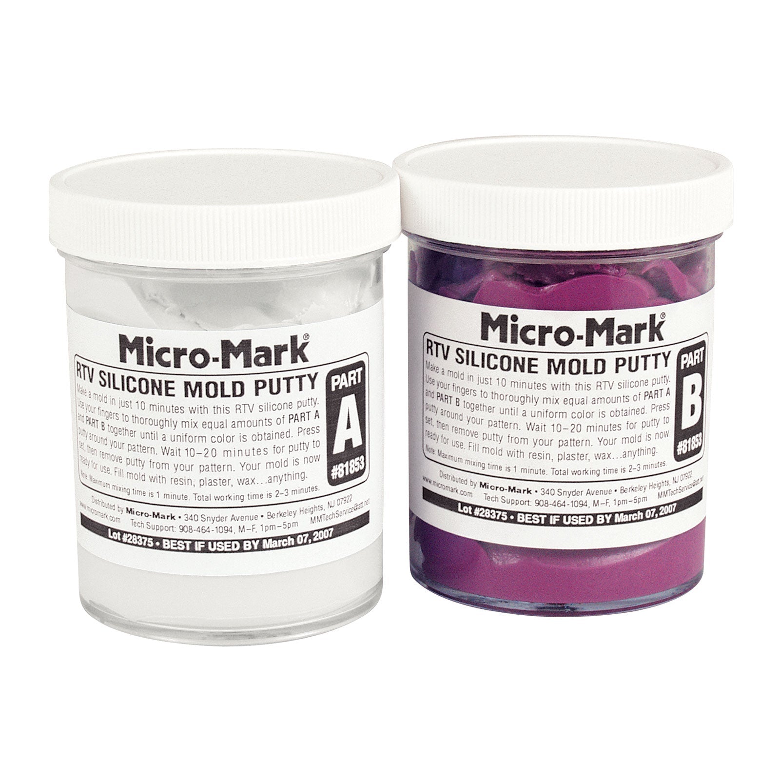 Silicone Putty, 1 lb. - Micro - Mark Metal Casting Molds