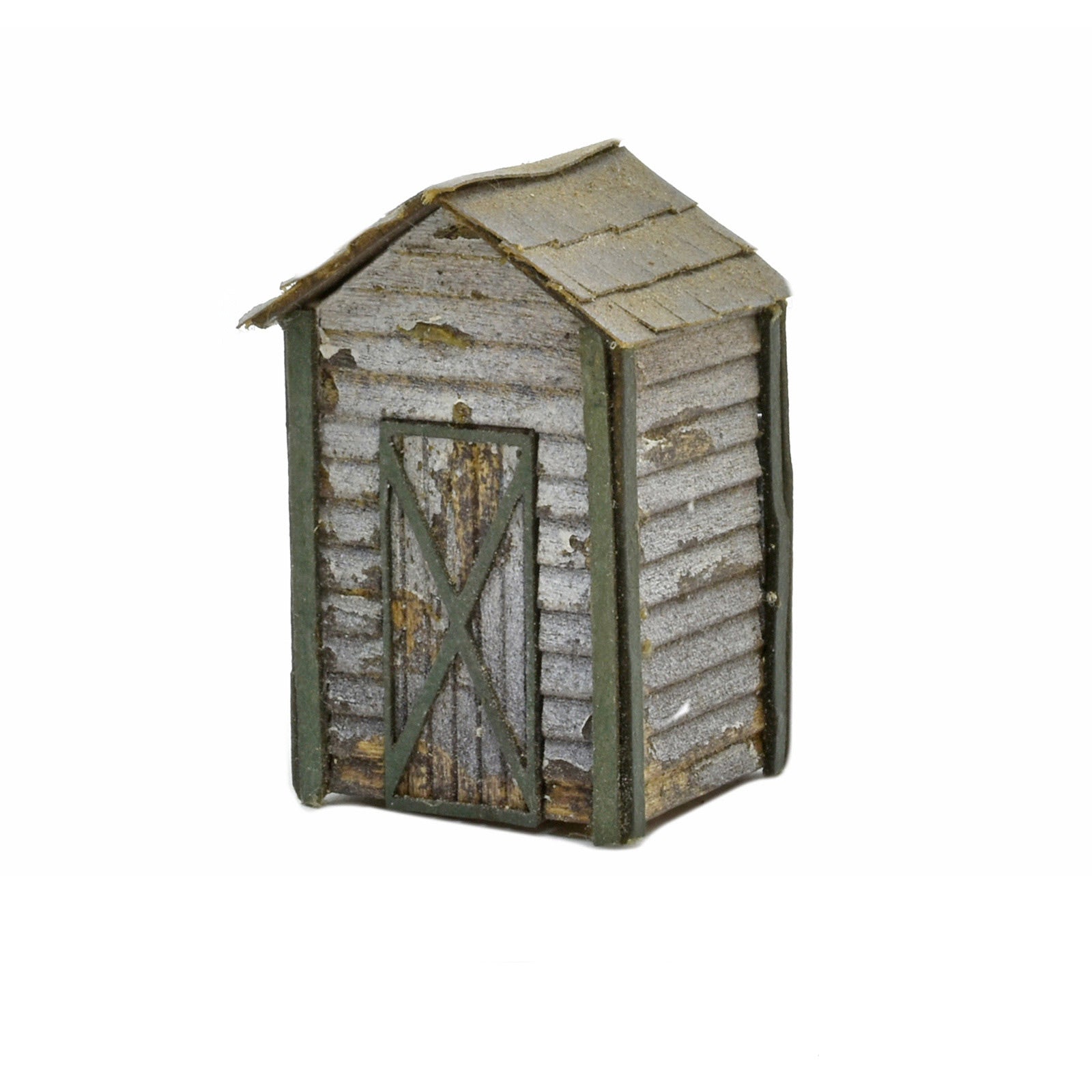 Single Occupancy Outdoor Lavatory Kit, HO Scale, By Scientific