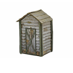 Single Occupancy Outdoor Lavatory Kit, HO Scale, By Scientific