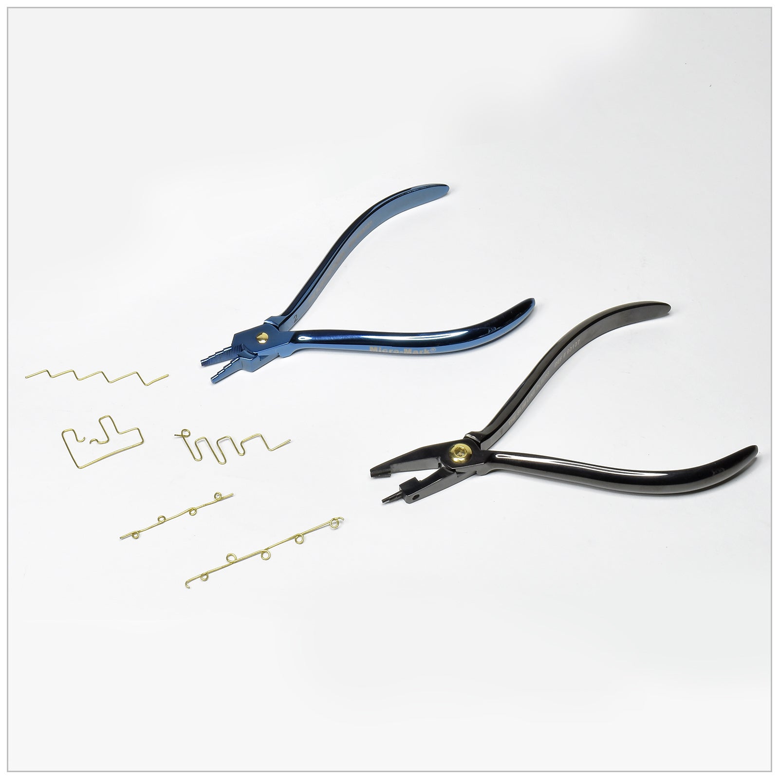 Slim Line 2-Piece Titanium Coated Precision Metal Forming Plier Set ...
